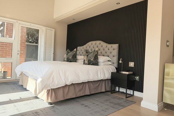 Bed room fitted with Black Oak by Magnat Designs